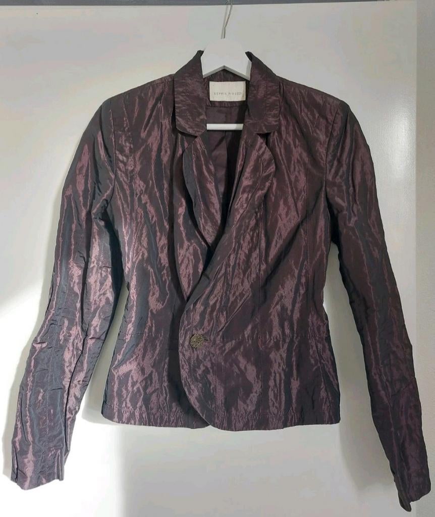 Sophia Pigozzi Jasje Maat 36, Kleding | Dames, Jasjes, Kostuums en Pakken, Sophia Pigozzi, Bruin, Ophalen of Verzenden, Zo goed als nieuw