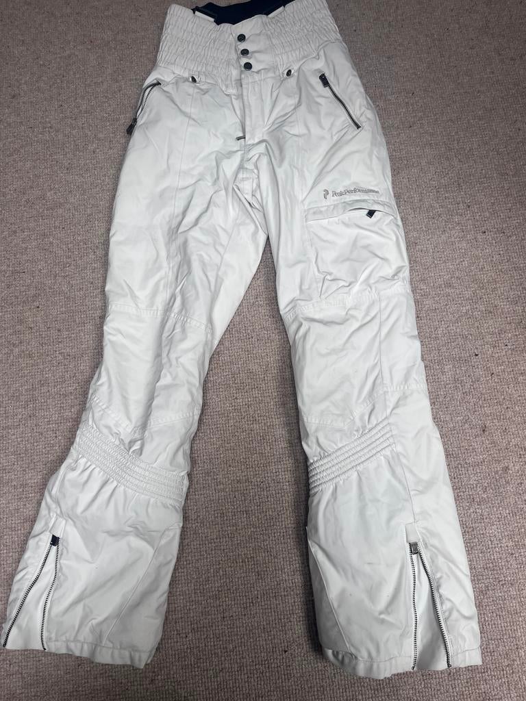 Prachtige peak performance witte flared broek maat 34-36, Ophalen of Verzenden, Zo goed als nieuw, Maat 34 (XS) of kleiner, Broek