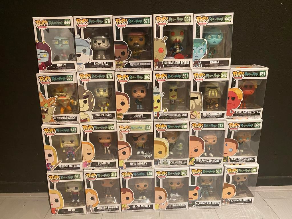 Rick and Morty Funko Pops Collectie, Ophalen of Verzenden, Zo goed als nieuw