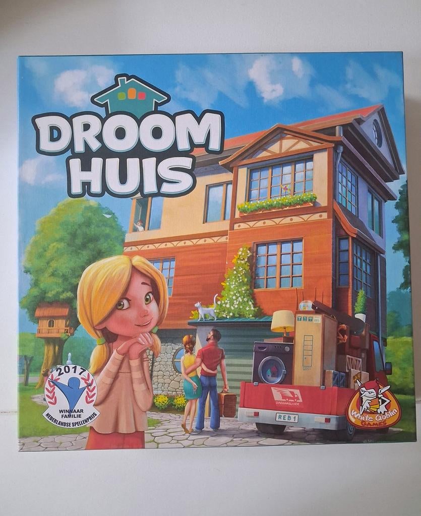 Droomhuis Bordspel, Hobby en Vrije tijd, Gezelschapsspellen | Bordspellen, Ophalen, Zo goed als nieuw, White Goblin Games