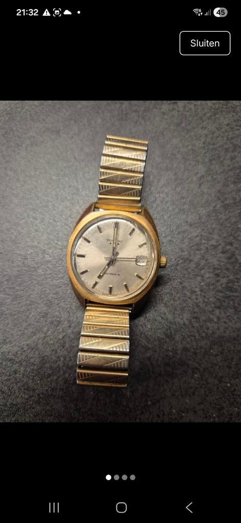 Pontiac automatisch horloge met rekband, Overige merken, Overige materialen, Met bandje, Polshorloge