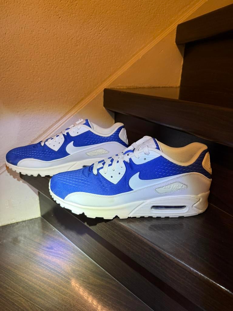 Nike iD Air Max 90 - Maat 45,5 Uniek! NIEUW!, Blauw, Nike, Nieuw, Ophalen of Verzenden