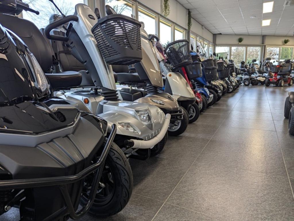 Scootmobiel & scootmobielen te koop Flevoland, Ophalen of Verzenden, Nieuw, 46 km of meer, 16 km/u of meer