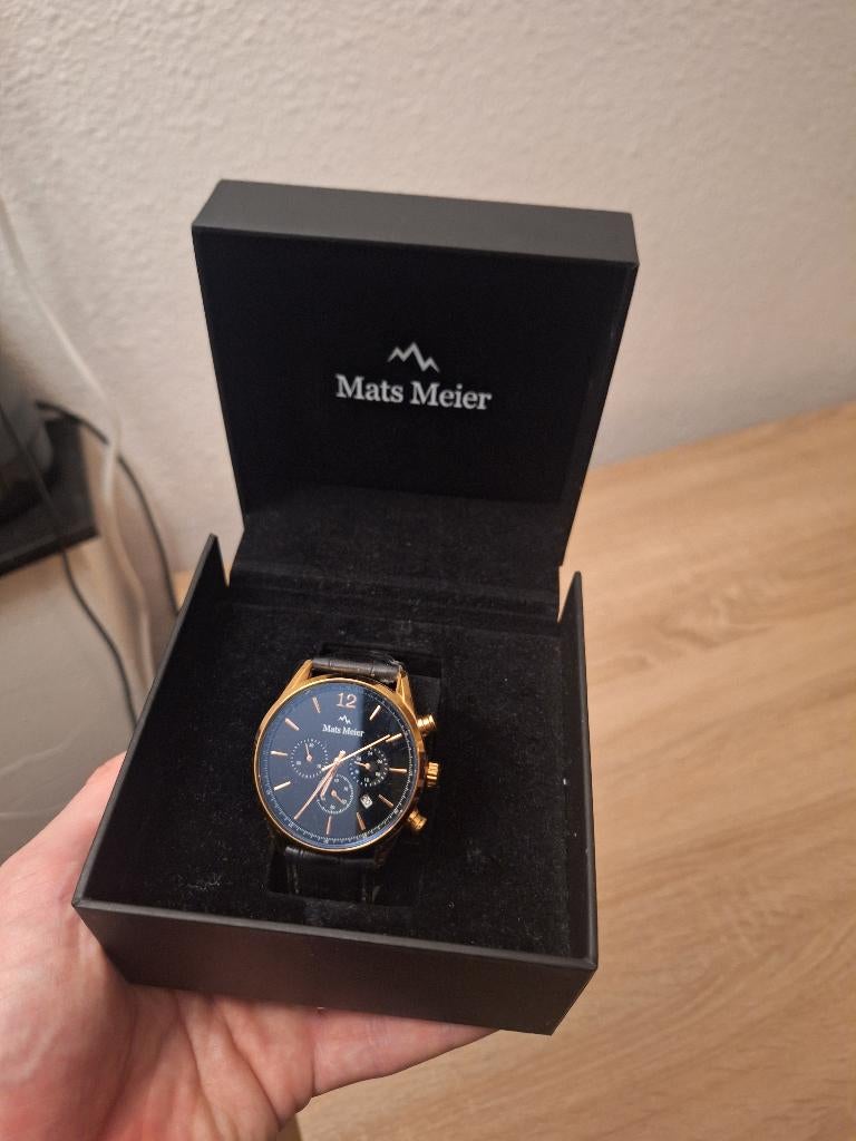 Mats Meier horloge, Polshorloge, Ophalen, Overige merken, Leer