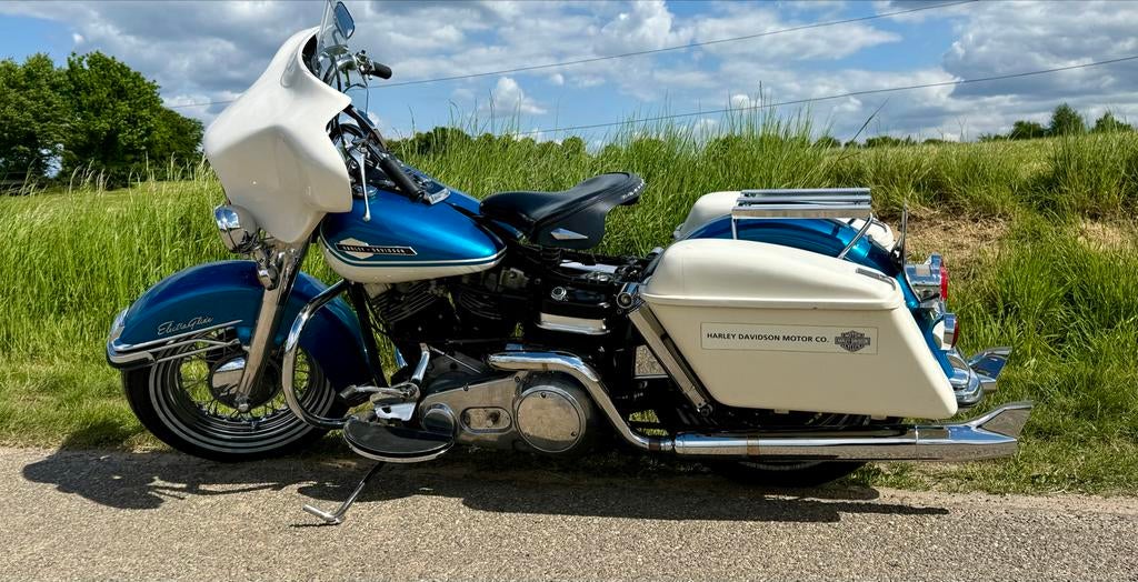 Harley Davidson Electra Glide FLH - 1970, 2 cilinders, Motorrijbewijs A, Toermotor, 1200 cc
