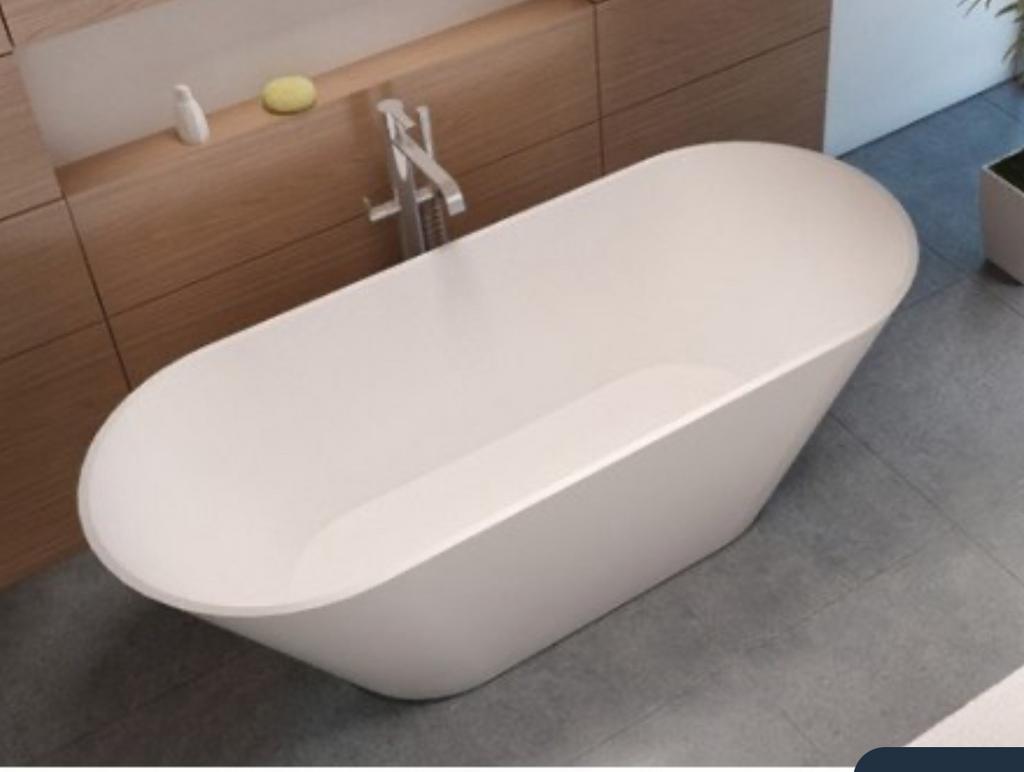 Riho Barcelona vrijstaand bad 170x70cm Solid Surface mat wit, Ophalen, Riho, Nieuw, Bad