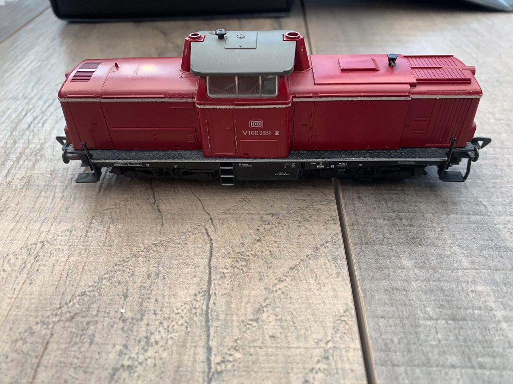 Fleischmann H0 - 4230 - Diesellocomotief (1) - BR V100 - DB, Hobby en Vrije tijd, Gebruikt, Fleischmann, Ophalen of Verzenden