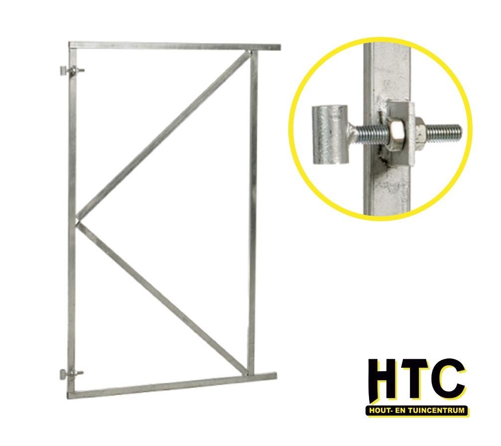 Stalen frame om zelf een deur-poort te maken!, Tuin en Terras, Tuinpoorten, Nieuw, Looppoort, Staal, 150 tot 200 cm, 100 tot 150 cm