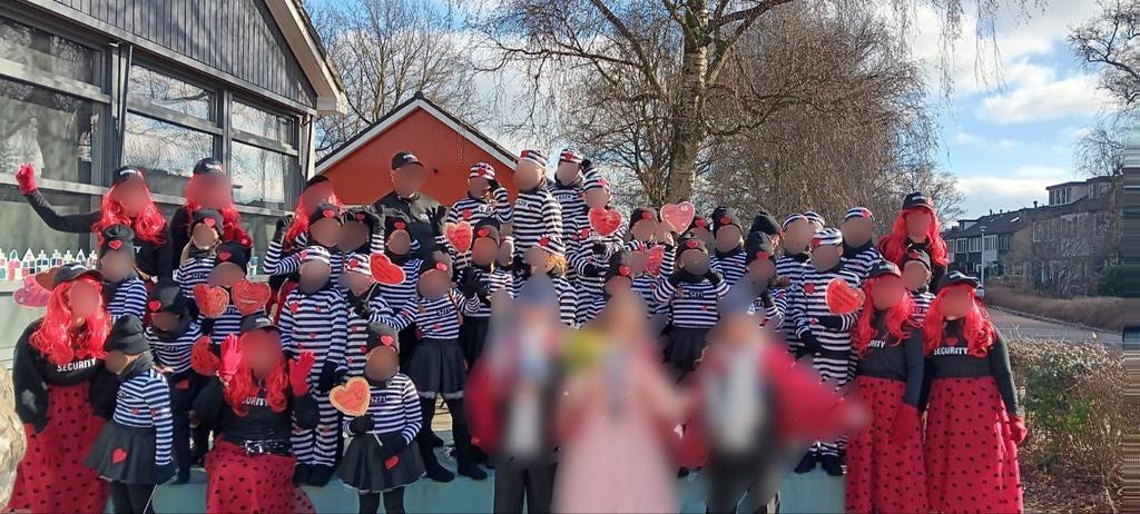 Complete kleding carnavalsgroep volwassenen en kinderen, Ophalen of Verzenden, Zo goed als nieuw, Maat 34 (XS) of kleiner, Carnaval