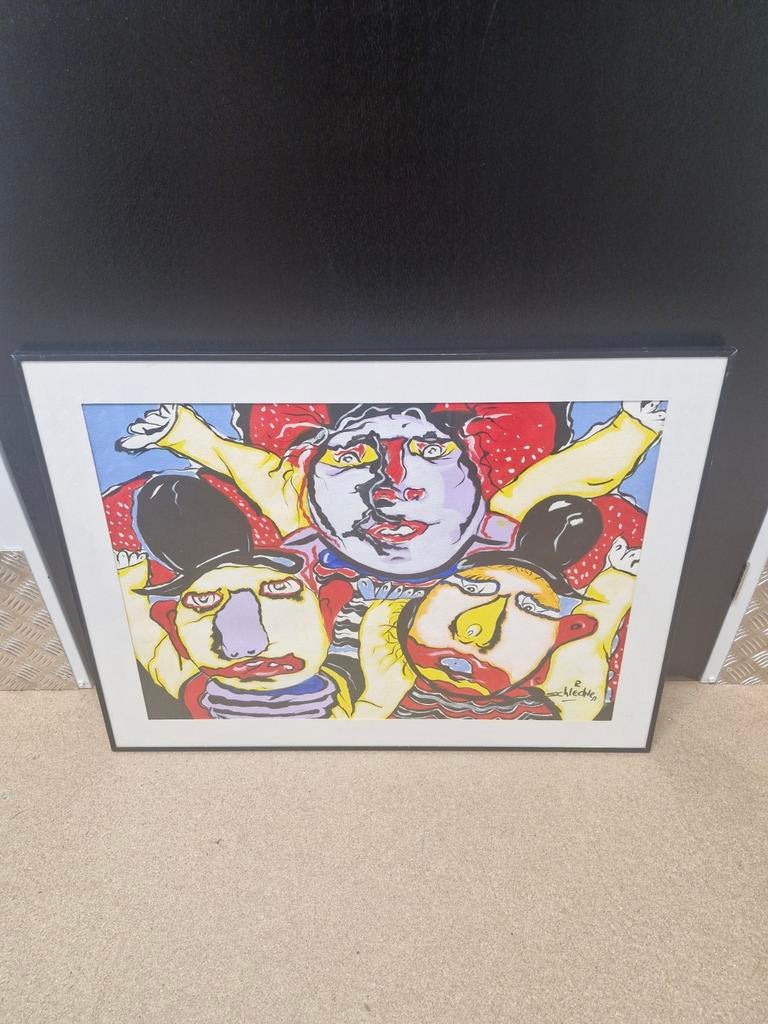 Diversen schilderijen kleurrijk kunst, Ophalen