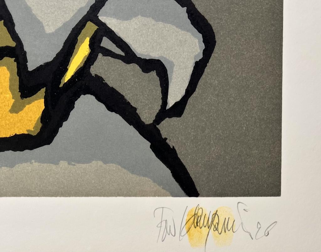 43. Boardsnede, Fon Klement - "Florifere", 1996, Antiek en Kunst, Kunst | Litho's en Zeefdrukken, Ophalen of Verzenden