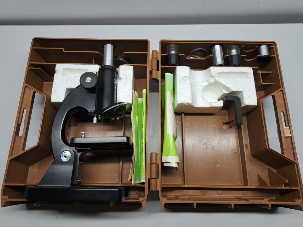 Olympus Student Microscoop S + Koffer, Audio, Tv en Foto, Optische apparatuur | Microscopen, Ophalen of Verzenden, Gebruikt, Minder dan 400x