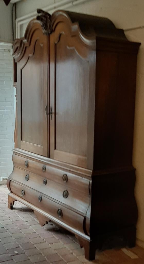 Antiek eikenhouten Hollands kabinet, Ophalen of Verzenden
