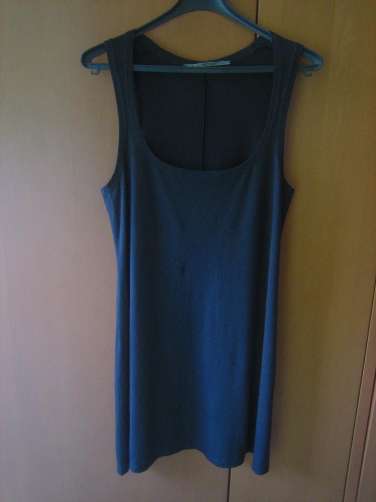 Antraciet-kleurige basisjurk / tuniek KEMPERMAN, L snazzeys, Kleding | Dames, Jurken, Zo goed als nieuw, Maat 38/40 (M), Grijs