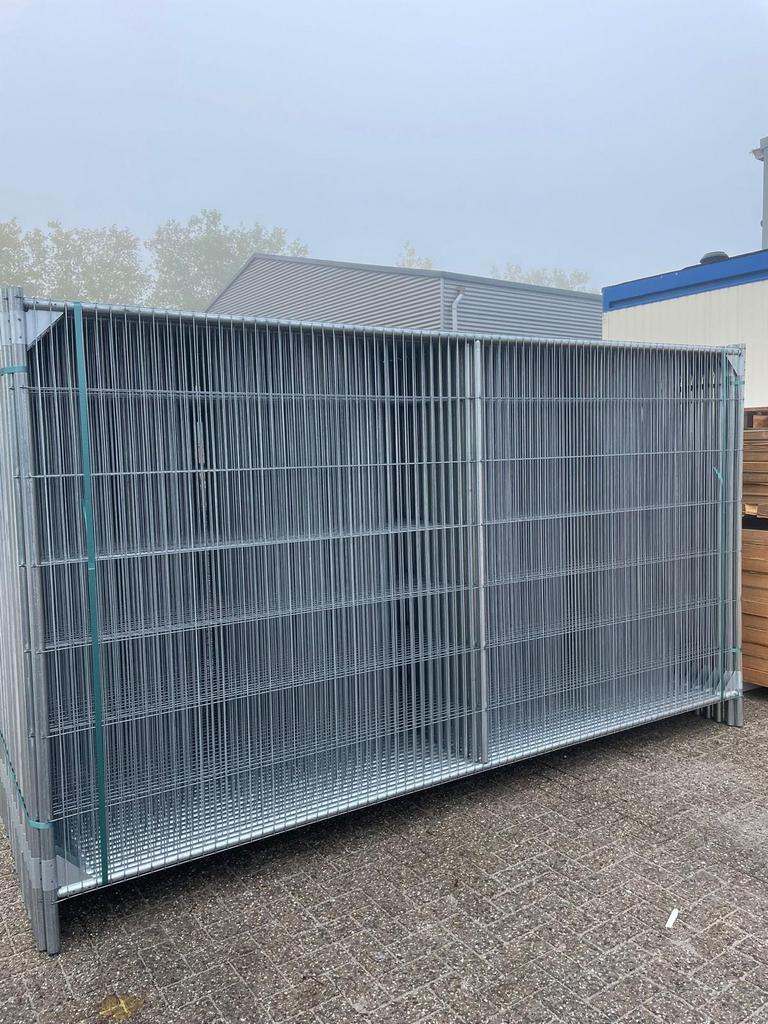 Bouwhekken Anti klim met middenbuis + hoekversteviging nieuw, Ophalen, Nieuw