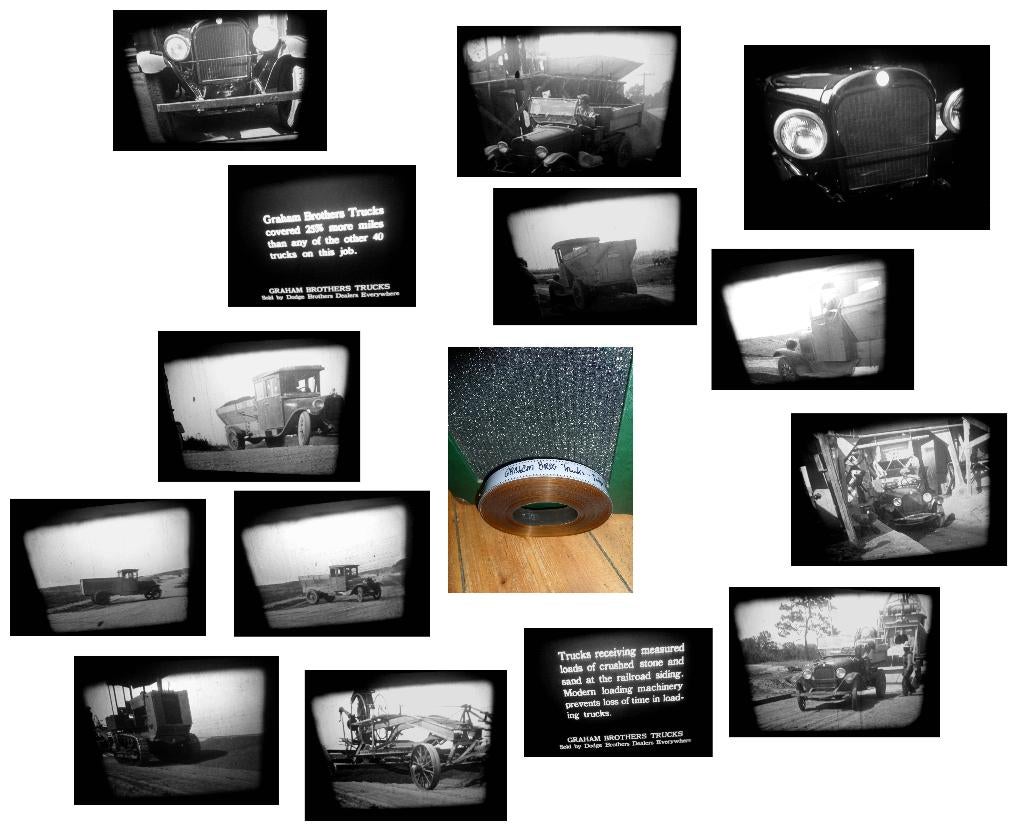 35mm film Graham Bros.Trucks - Dodge Bros. - Promotional -, Audio, Tv en Foto, Ophalen of Verzenden, 35mm film