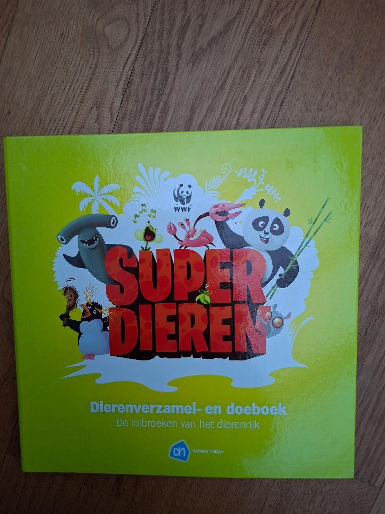 AH Super dieren WWF lolbroeken van het dierenrijk(204-groen), Verzamelen, Supermarktacties, Albert Heijn, Ophalen of Verzenden