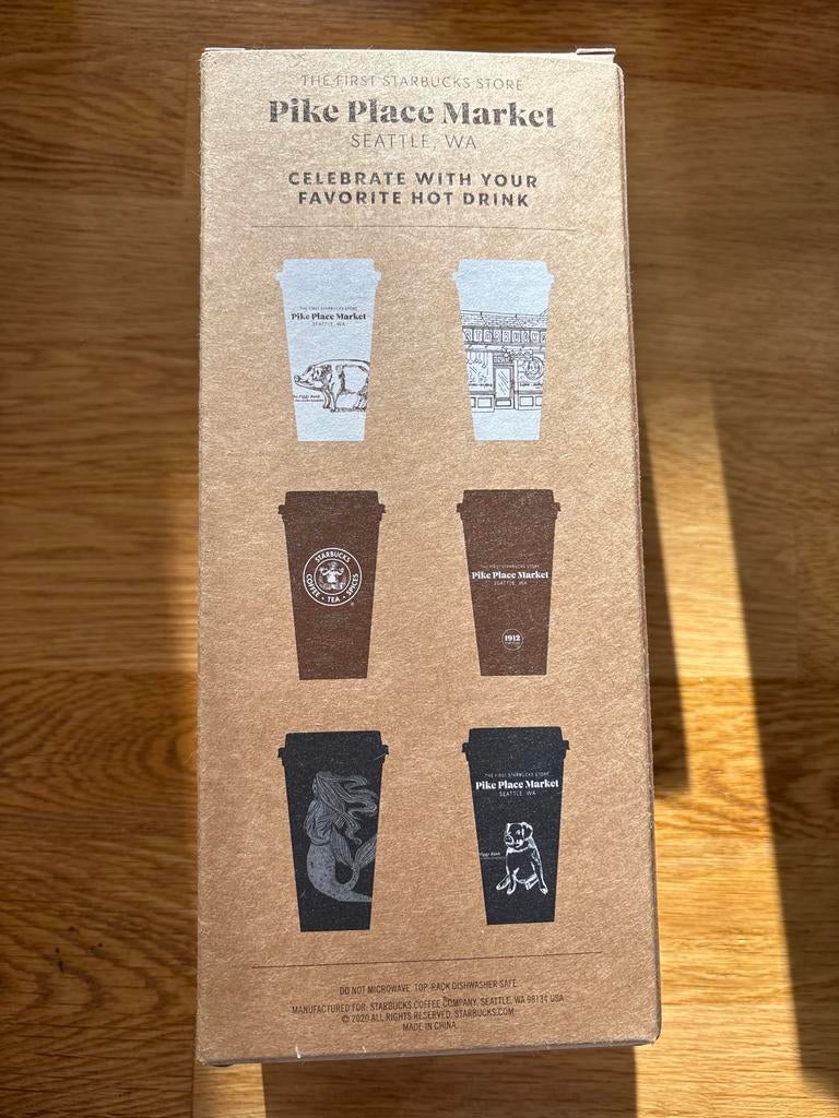 Starbucks beker Pike Place Market, Ophalen of Verzenden, Nieuw, Gebruiksvoorwerp