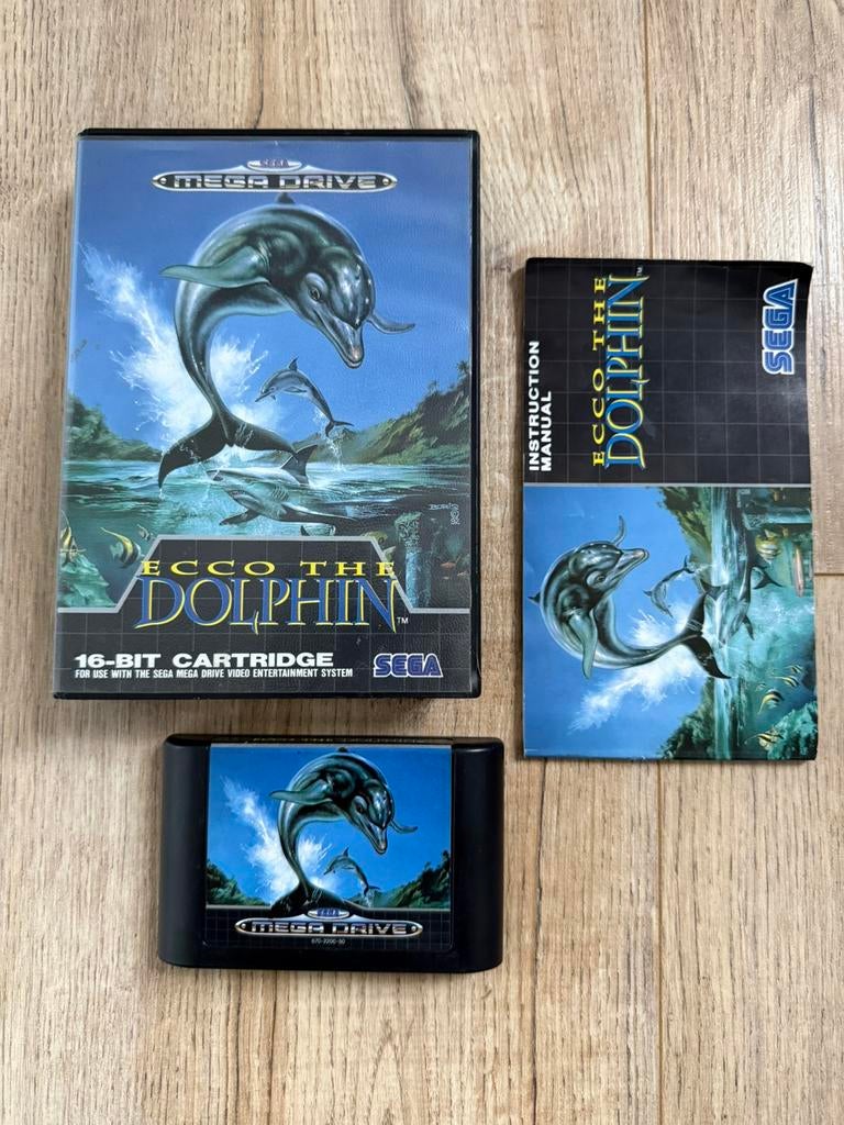 Ecco the Dolphin Sega Megadrive 16bit, Avontuur en Actie, 1 speler, Eén computer, Ophalen of Verzenden