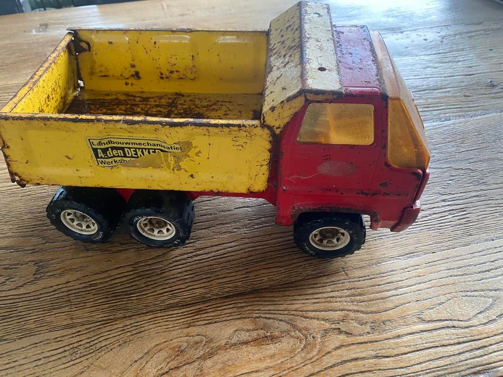 Tonka, Tonka kiepwagen, tonka dumptruck, vintage tonka, Ophalen of Verzenden, Gebruikt