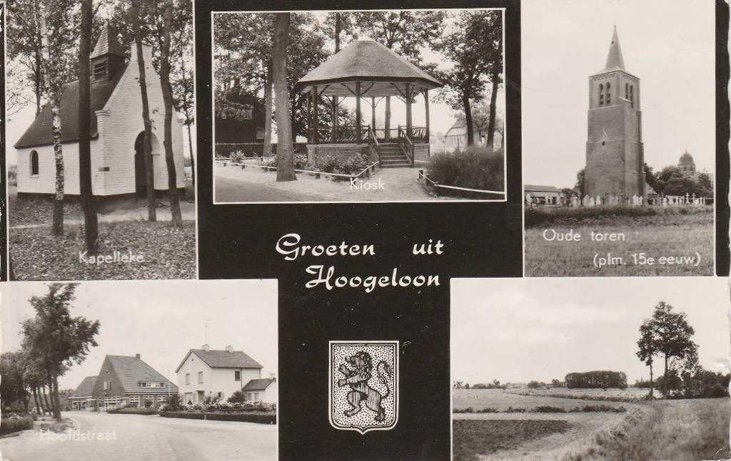 groeten uit hoogeloon, Ophalen of Verzenden, 1940 tot 1960, Friesland