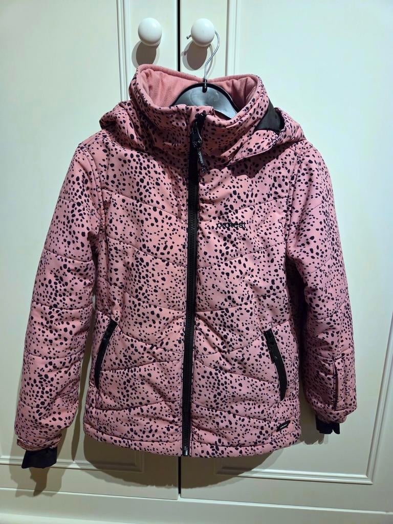 Skikleding maat 128, ski jas Protest, skibroek, moonboots 34, Kinderen en Baby's, Kinderkleding | Maat 128, Gebruikt, Protest