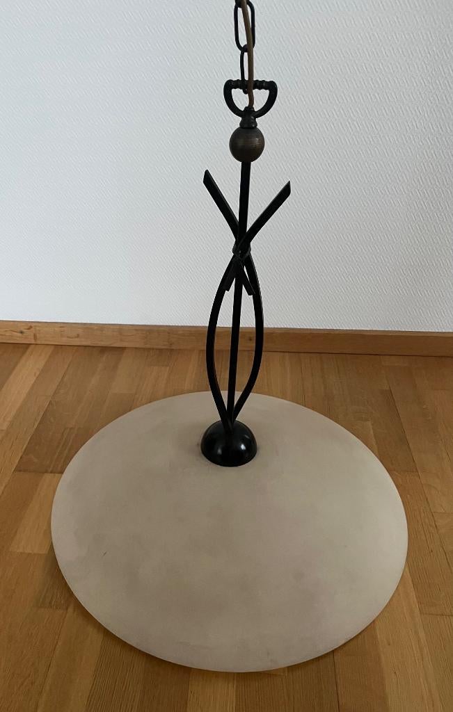Art Deco hanglampen (Jan Frantzen), Huis en Inrichting, Ophalen, Zo goed als nieuw, Glas, Minder dan 50 cm