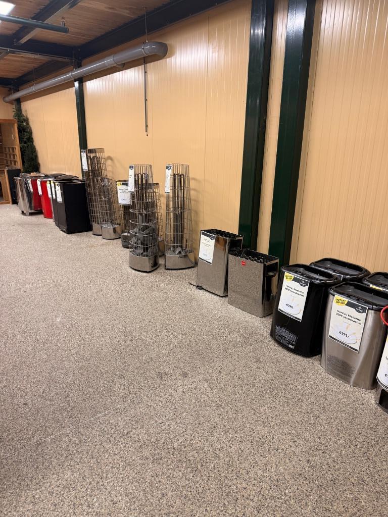 Outlet saunakachels