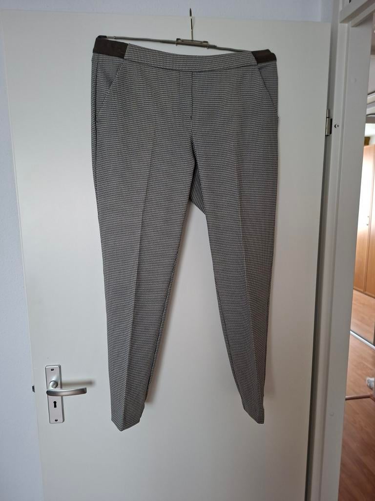 Comma pantalon pepita ruit maat 42, Comma, Ophalen of Verzenden, Maat 42/44 (L), Zwart