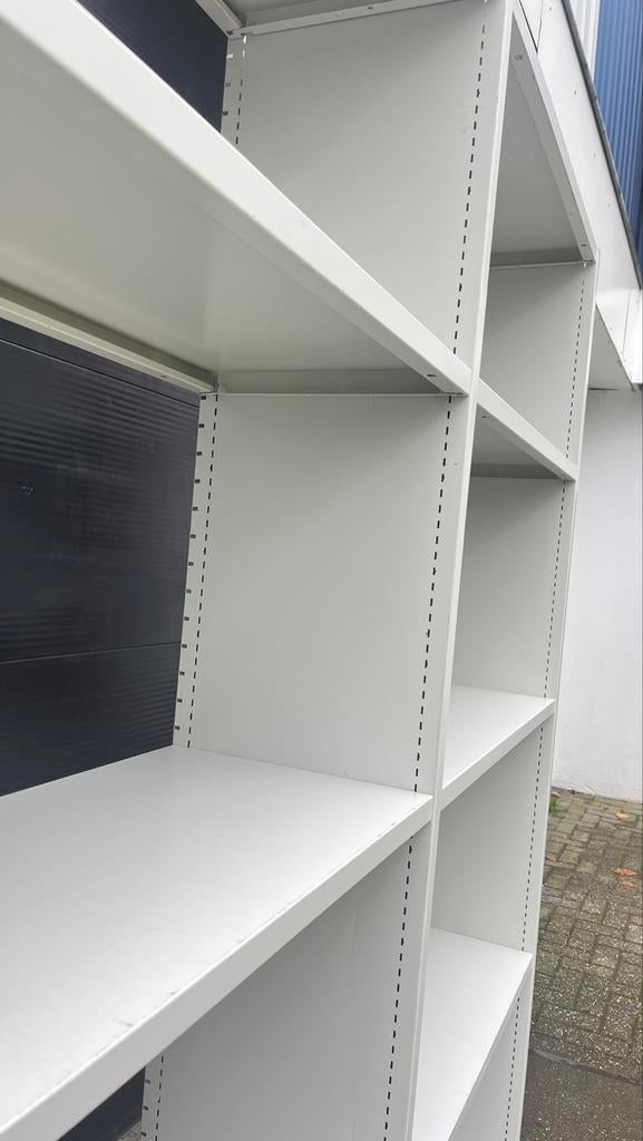 Witte stelling stellingkast kast legbordstelling rekken, Zakelijke goederen, Kantoor en Winkelinrichting | Magazijn, Stelling en Opslag