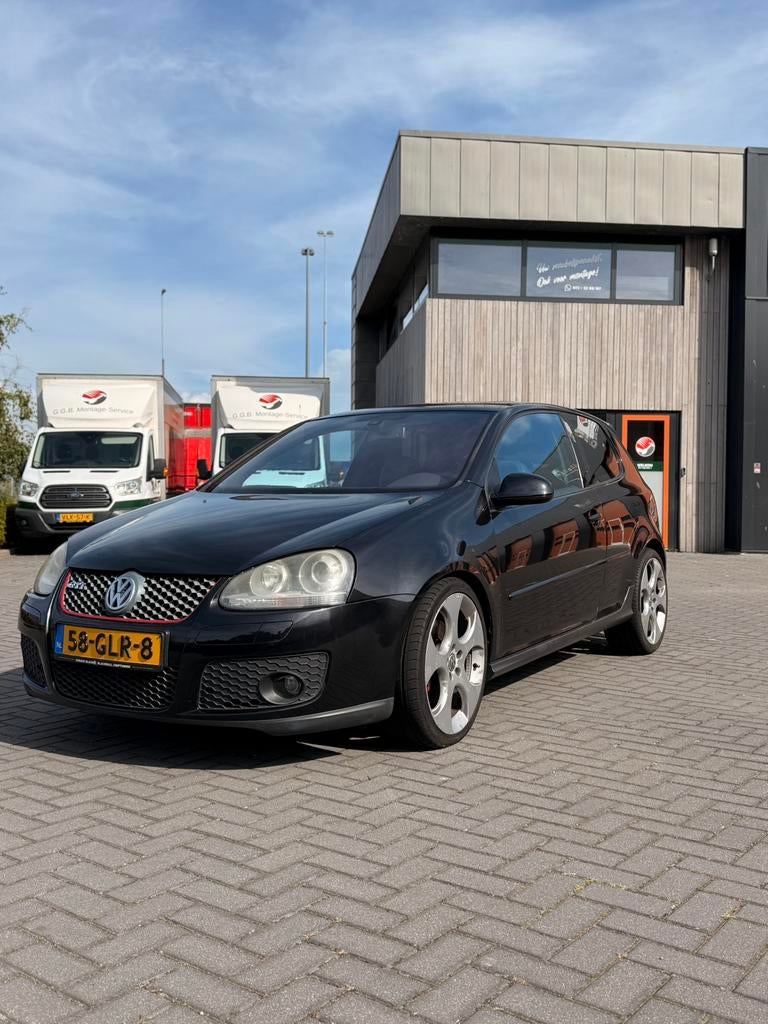 Volkswagen Golf 5 GTI 3-deurs Zwart DSG 270pk 420nm koppel, Auto's, Volkswagen, Particulier, Golf, ABS, Adaptieve lichten, Airbags