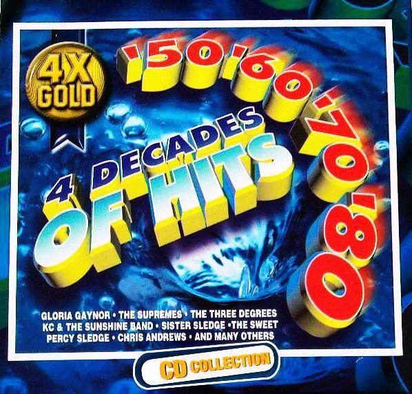 4 Decades of Hits 50’s 60’s 70’s 80’s (4CD), Ophalen of Verzenden, Zo goed als nieuw
