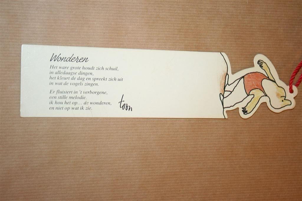 Boekenlegger - Wonderen Toon Hermans, Verzamelen, Ophalen of Verzenden, Gebruikt