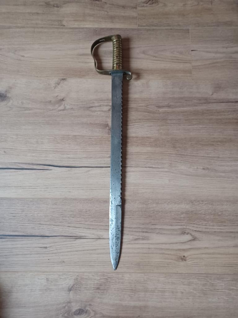 Britse model 1856 zaagtand zwaard, Ophalen of Verzenden, Landmacht, Engeland, Zwaard of Sabel