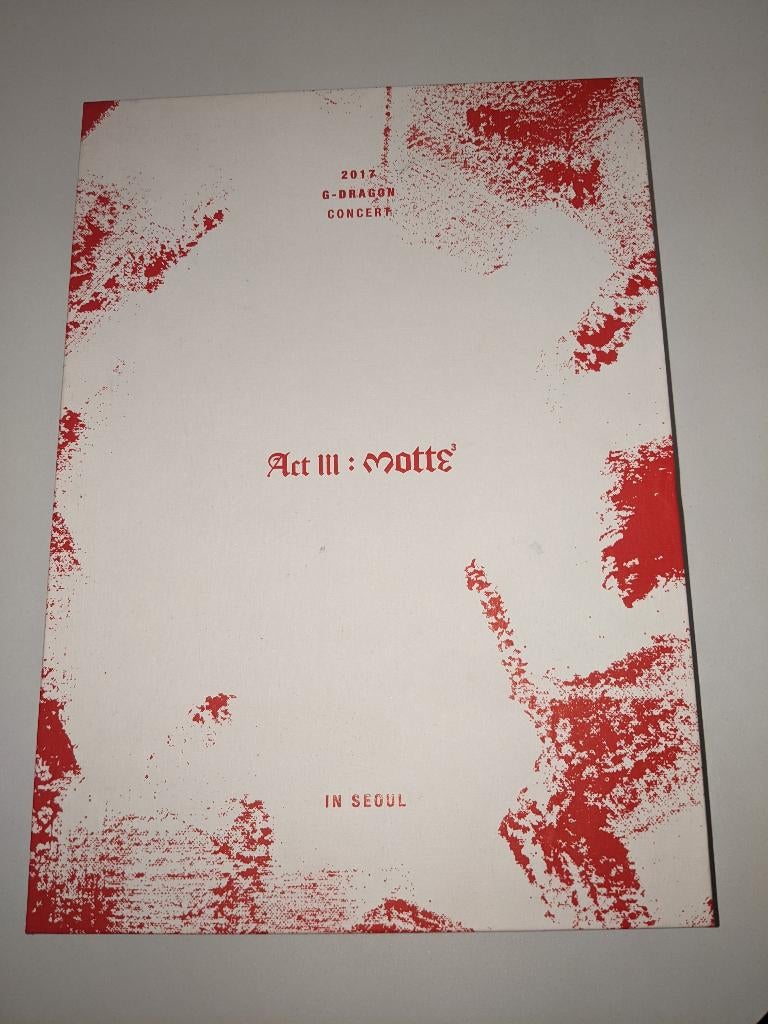 Collectors item: G-DRAGON ACT III : M.O.T.T.E IN SEOUL DVD, Ophalen of Verzenden, Zo goed als nieuw, Aziatisch