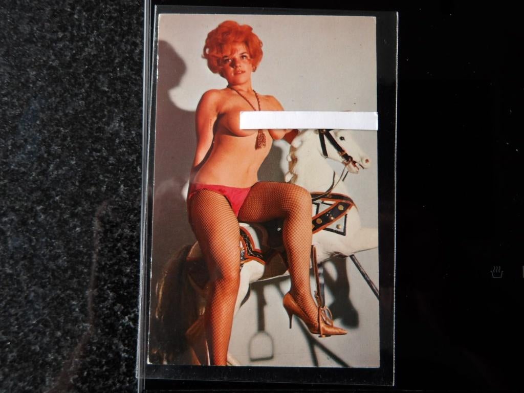 Oude Pinup Pin-up naakt bloot vintage foto kaart 9, Verzenden