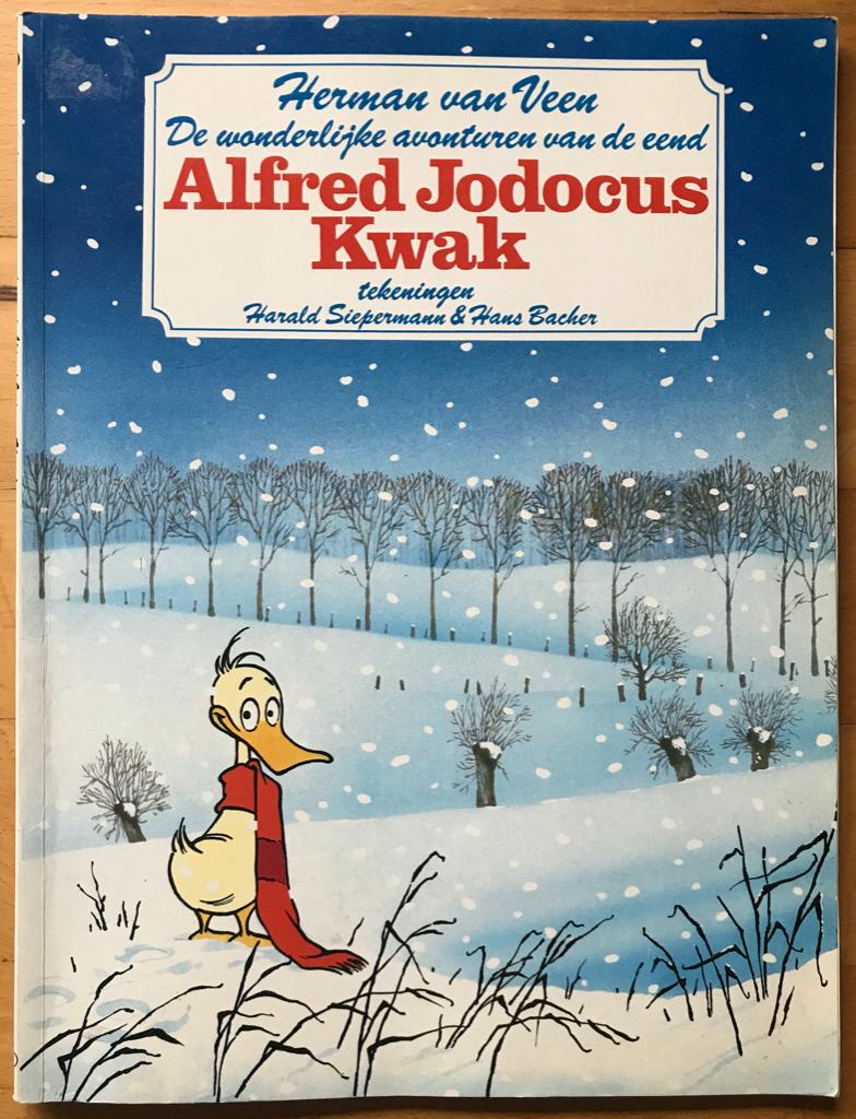 Alfred Jodocus Kwak - Stripboek 64 pp, Eén stripboek, Ophalen of Verzenden, Herman van Veen, Zo goed als nieuw