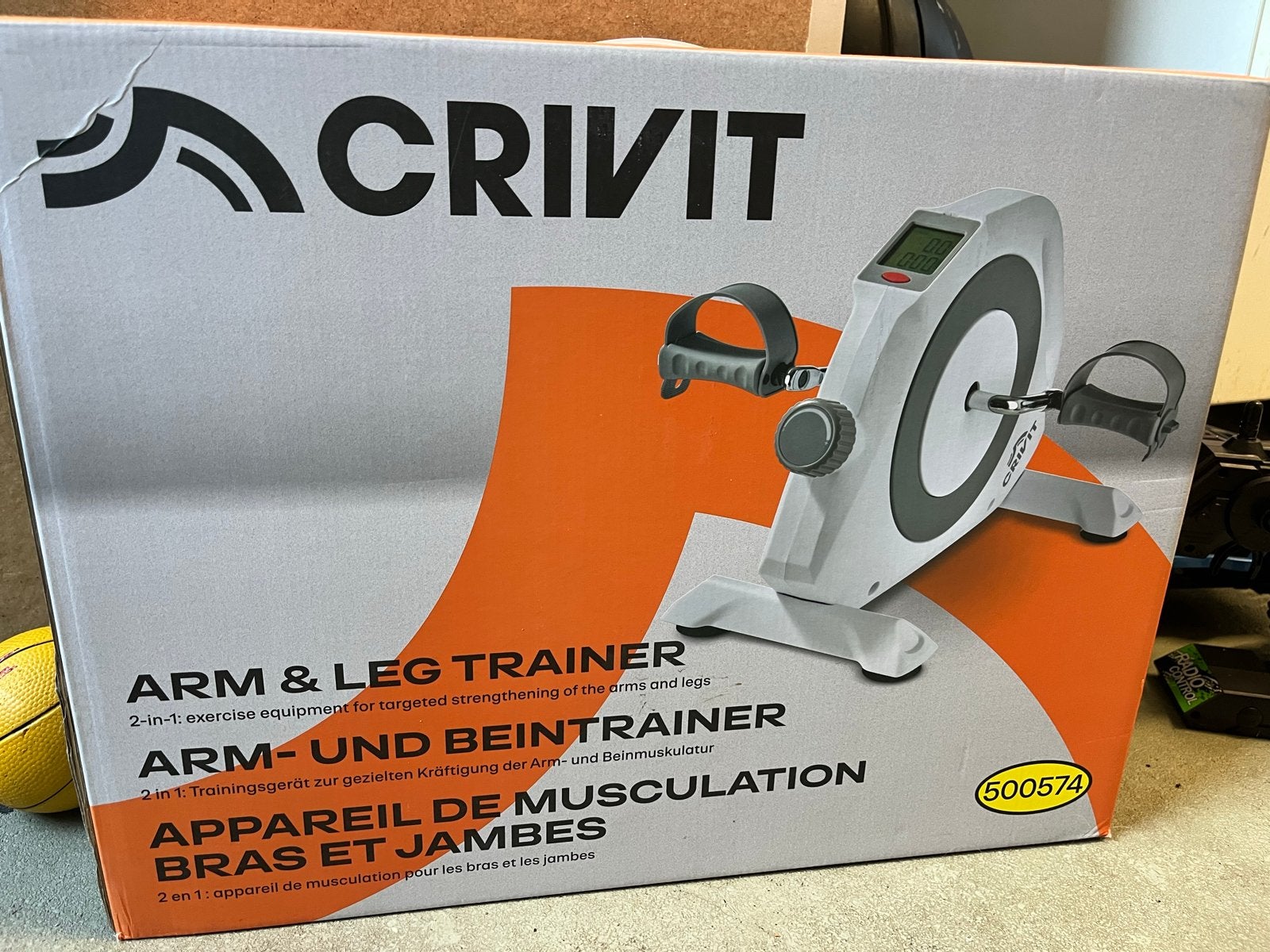 Crivit Arm- & Beentrainer - Nieuw in doos, Ophalen, Overige typen, Metaal, Armen