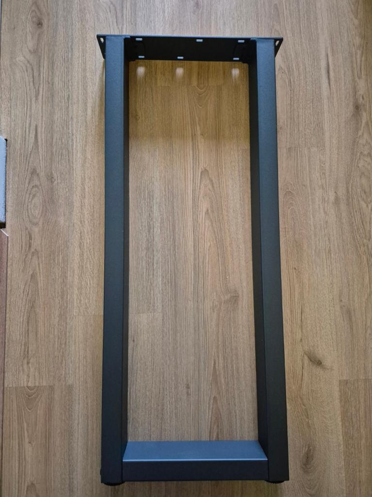 Stalen barpoot / tafelpoot/ antraciet - Nieuw (90x40cm), Tafelpoot, Minder dan 50 cm, 50 tot 100 cm, Nieuw