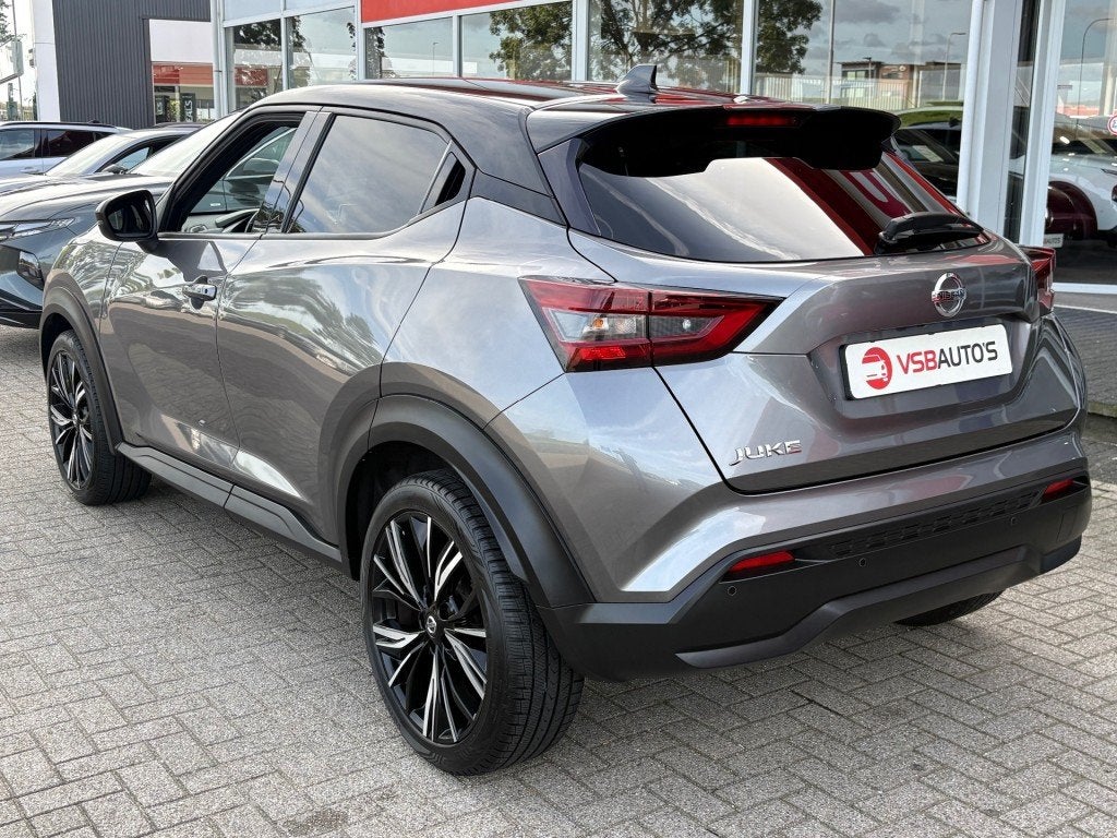 Nissan JUKE 1.0 DIG-T AUT. PREMIUM-EDITION LED NAVI CAMERA C, Auto's, Bedrijf, 3 cilinders, 638 kg, SUV of Terreinwagen