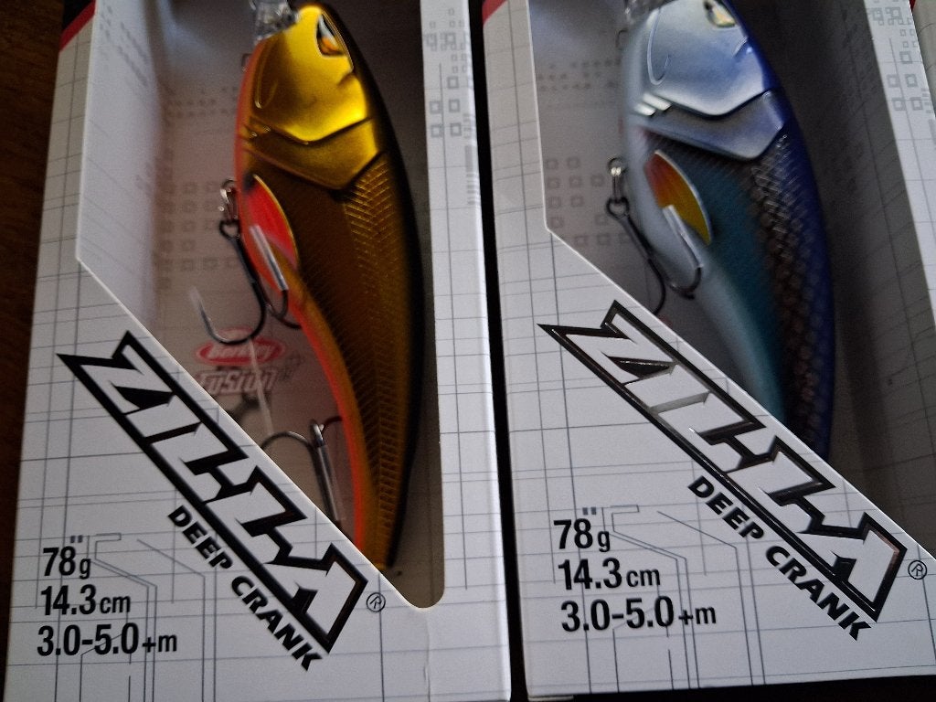 3x Berkley Zilla Deep Crank (143mm) set van 3 kleuren!, Tinstraat, Overige typen, Nieuw, Ophalen of Verzenden