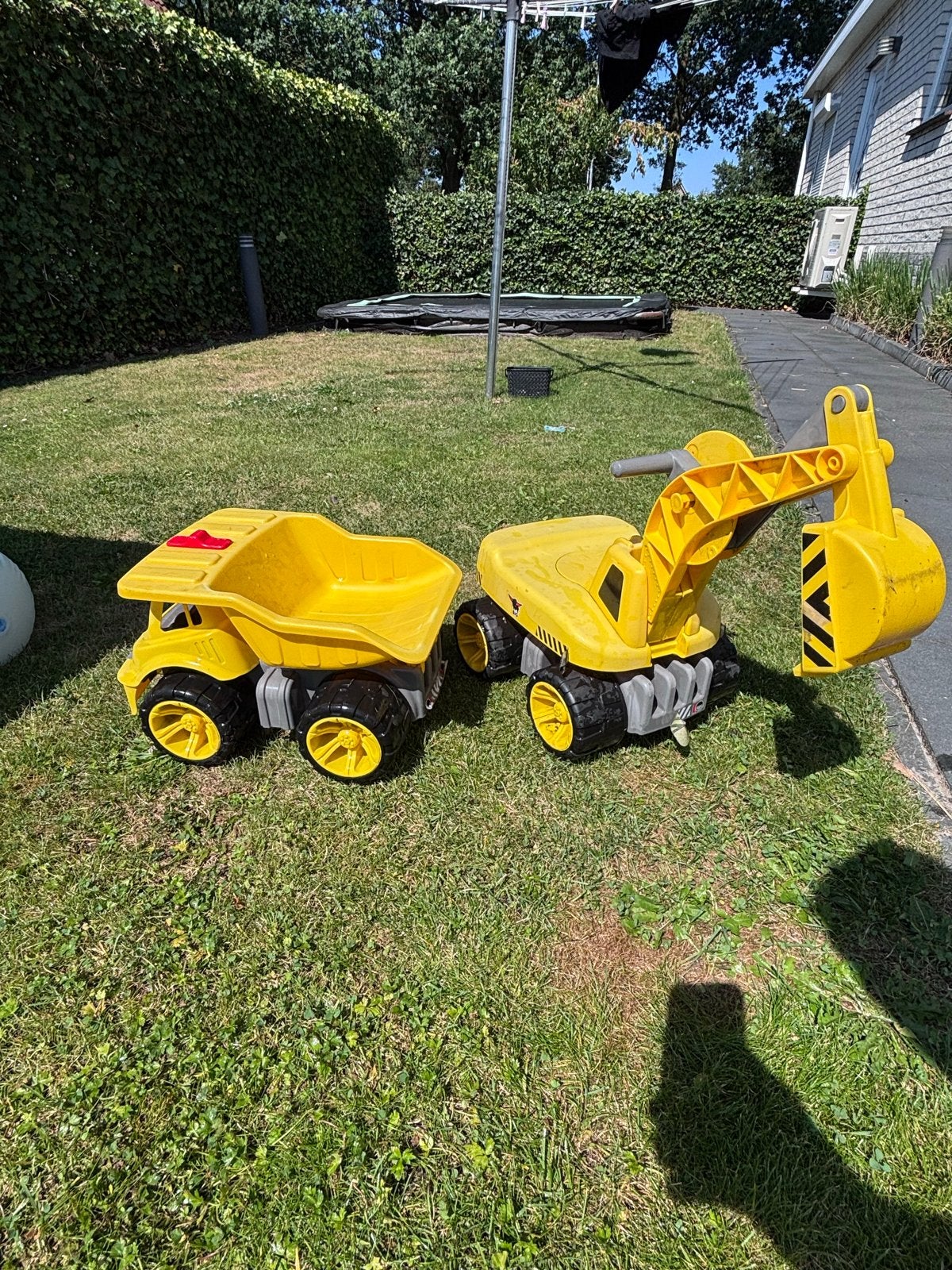 BIG MAXI graafmachine en kiepwagen, Ophalen, Gebruikt, Loopvoertuig