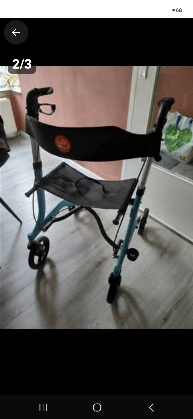 Rollator, Ophalen, Lichtgewicht, Zo goed als nieuw