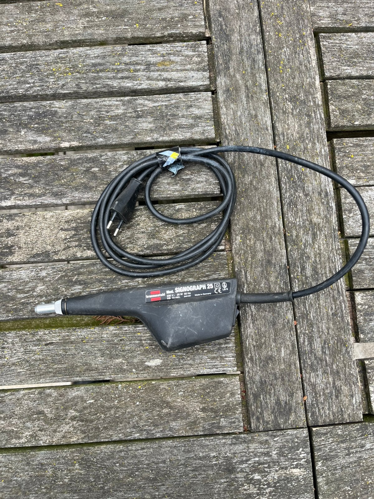 Graveur Brennenstuhl Signograph 25 elektrische, Hobby en Vrije tijd, Ophalen of Verzenden, Zo goed als nieuw