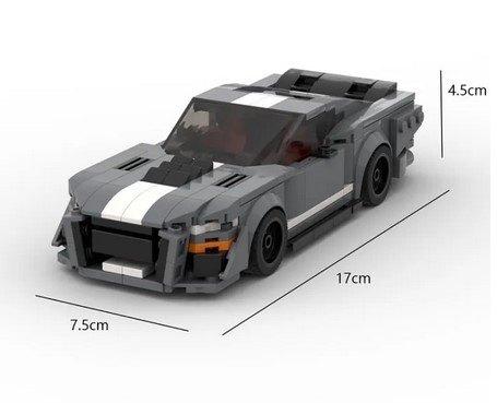 Bouwstenen Ford mustang 418 stukjes, Ophalen, Overige thema's, Nieuw, Compleet