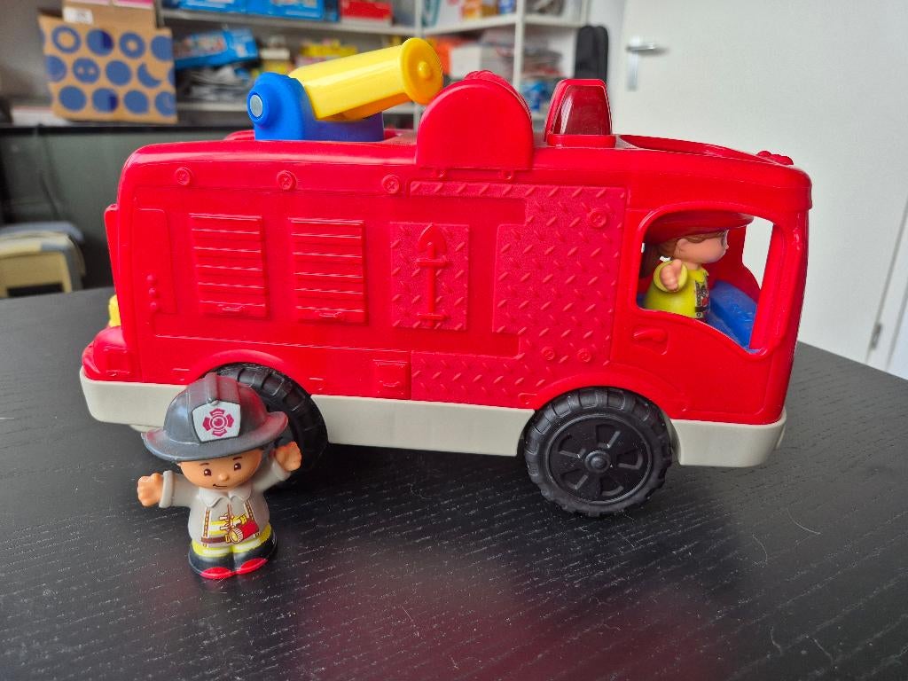 Little People brandweerauto, Kinderen en Baby's, Speelgoed | Fisher-Price, Ophalen of Verzenden, Zo goed als nieuw, Auto of Voertuig