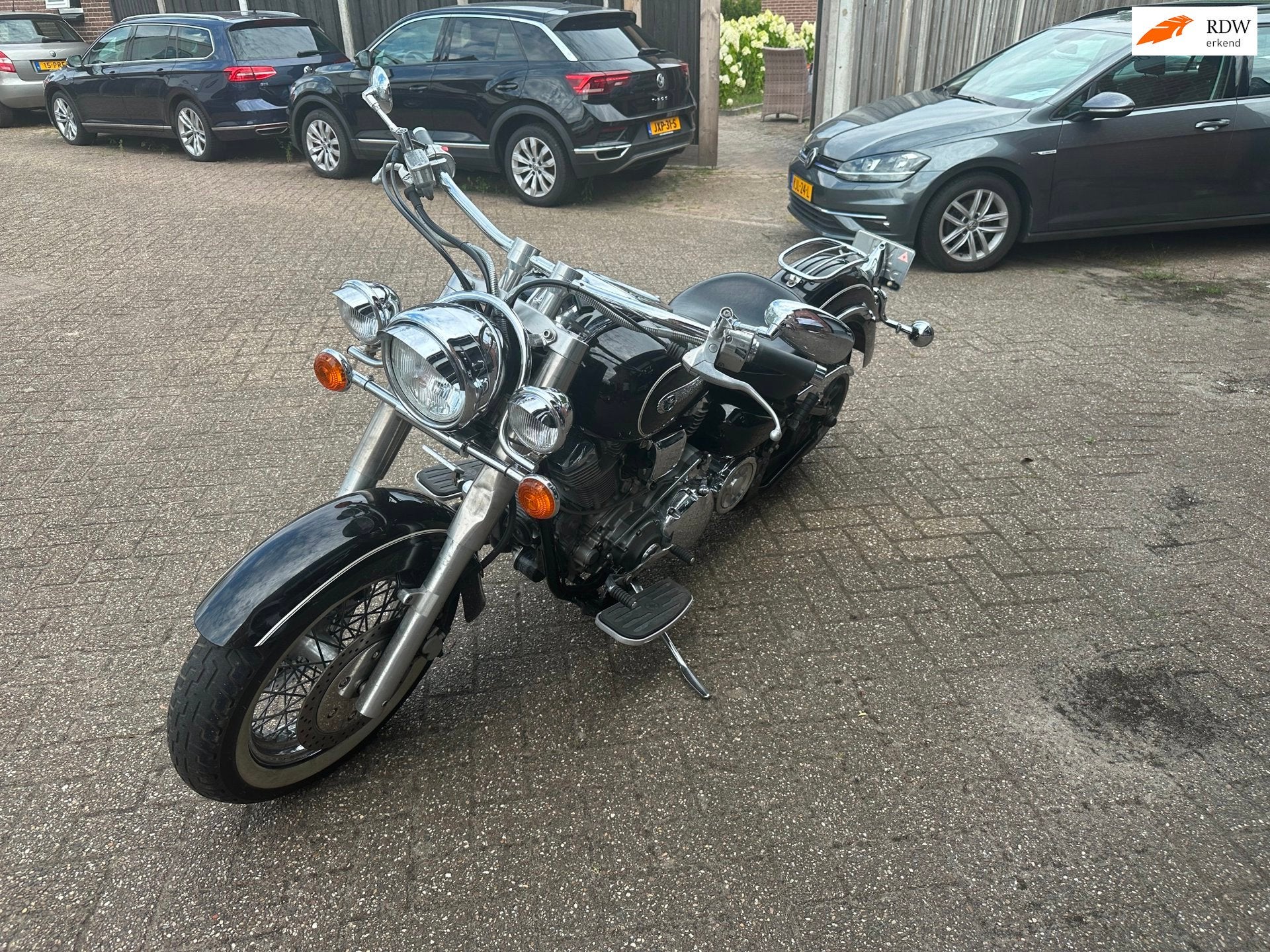 Yamaha Chopper XV 1600 A Wild Star MET MAAR 18000 KM-MOOIE M, Sportuitlaat, Chopper, Bedrijf, Meer dan 35 kW