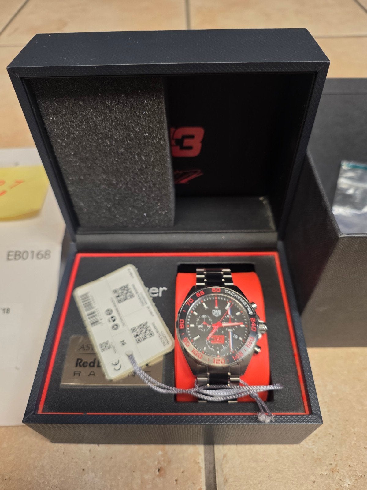 TAG Heuer Red Bull Racing Special Edition horloge, Staal, Staal, Polshorloge, Ophalen of Verzenden