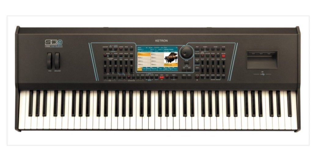 Keyboard Ketron SD9, Zo goed als nieuw, Midi-aansluiting, 76 toetsen, Ophalen