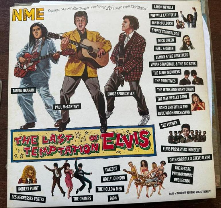 Various - The Last Temptation of Elvis 2LP (1990) NME, Ophalen of Verzenden, 1990 - 1999, Gebruikt, 12 inch